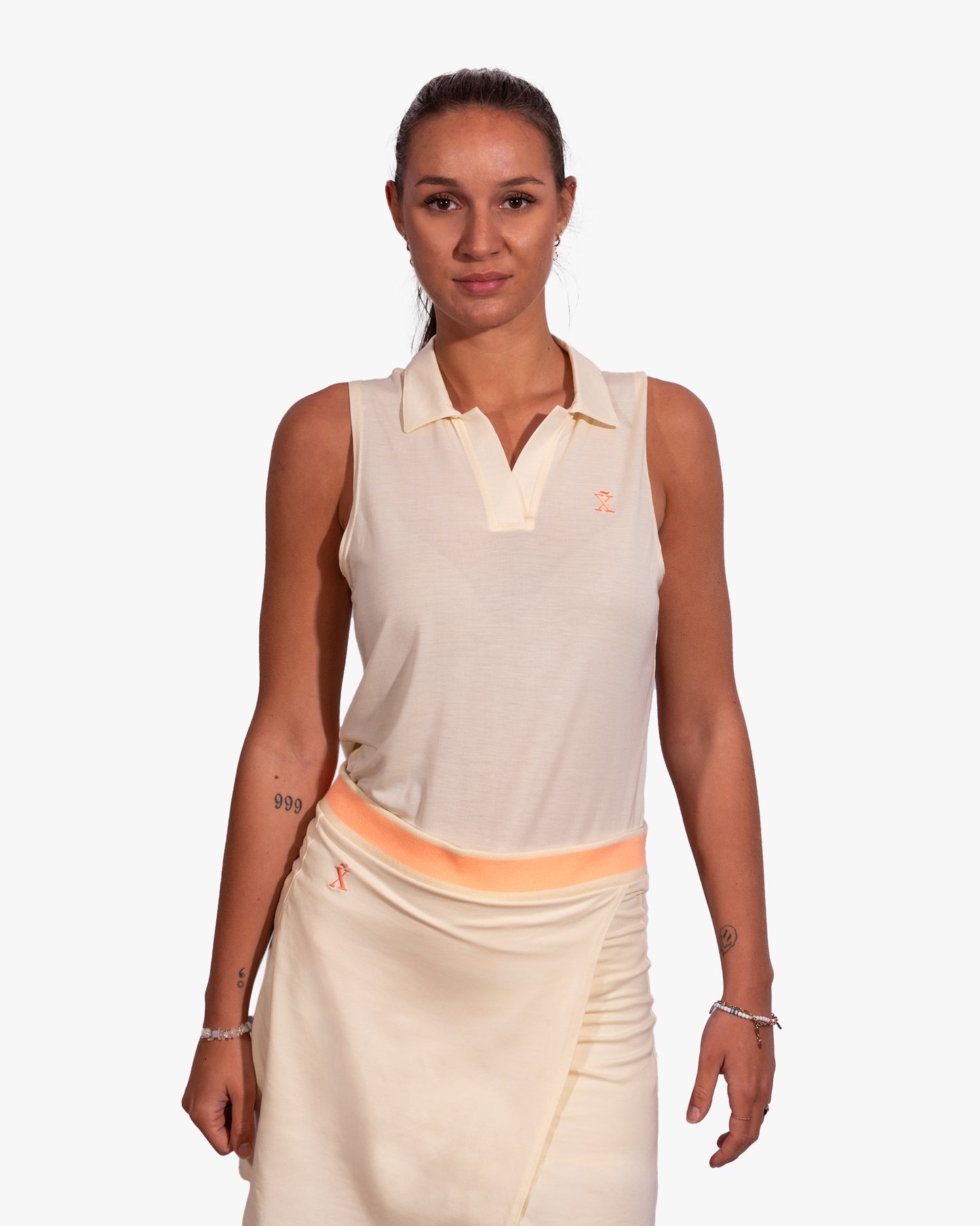 Coastal Whispers Women's Outfit Bundle All Beige Sleeveless