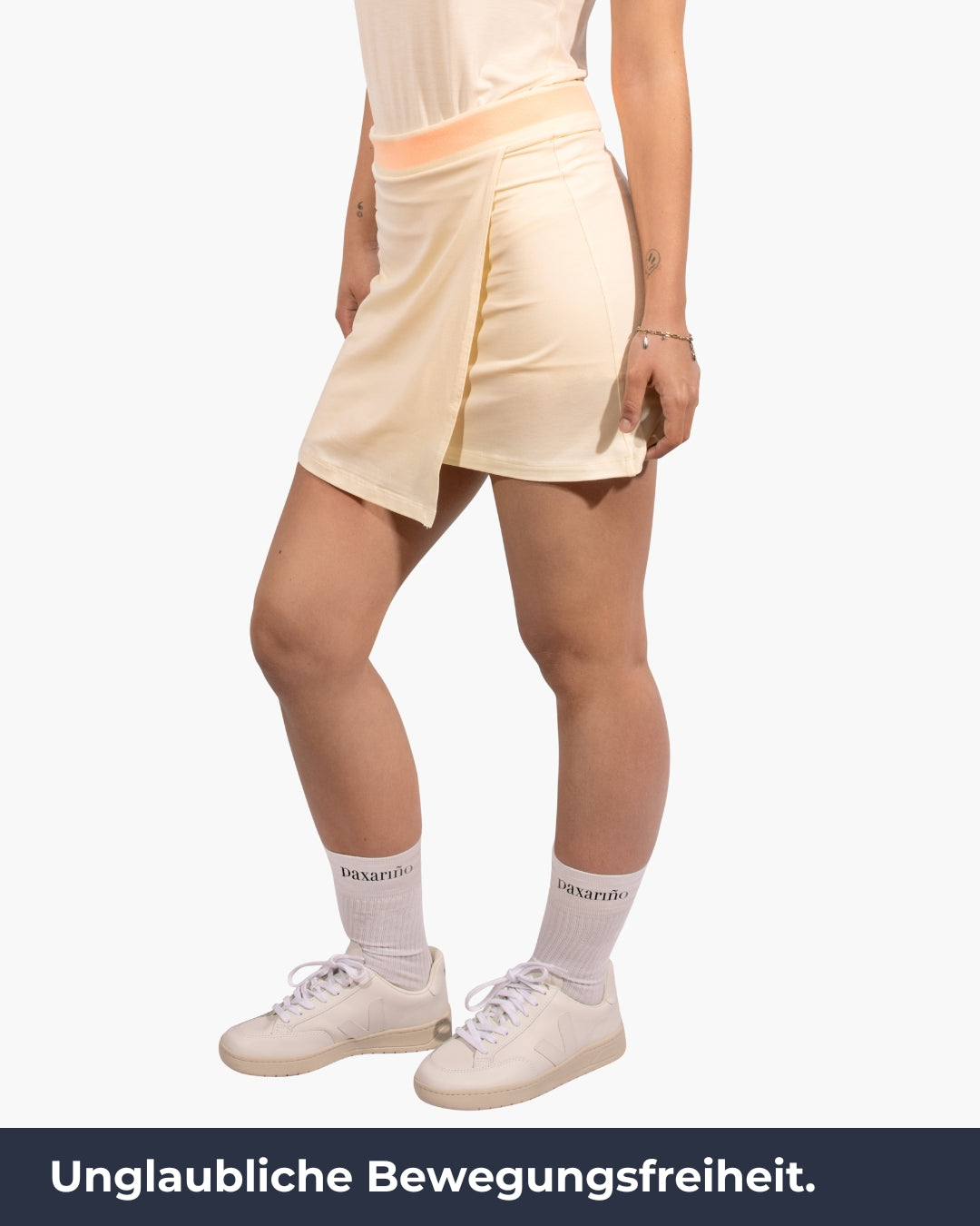 Beige Nature Skirt | Women's golf skirt made of TENCEL™