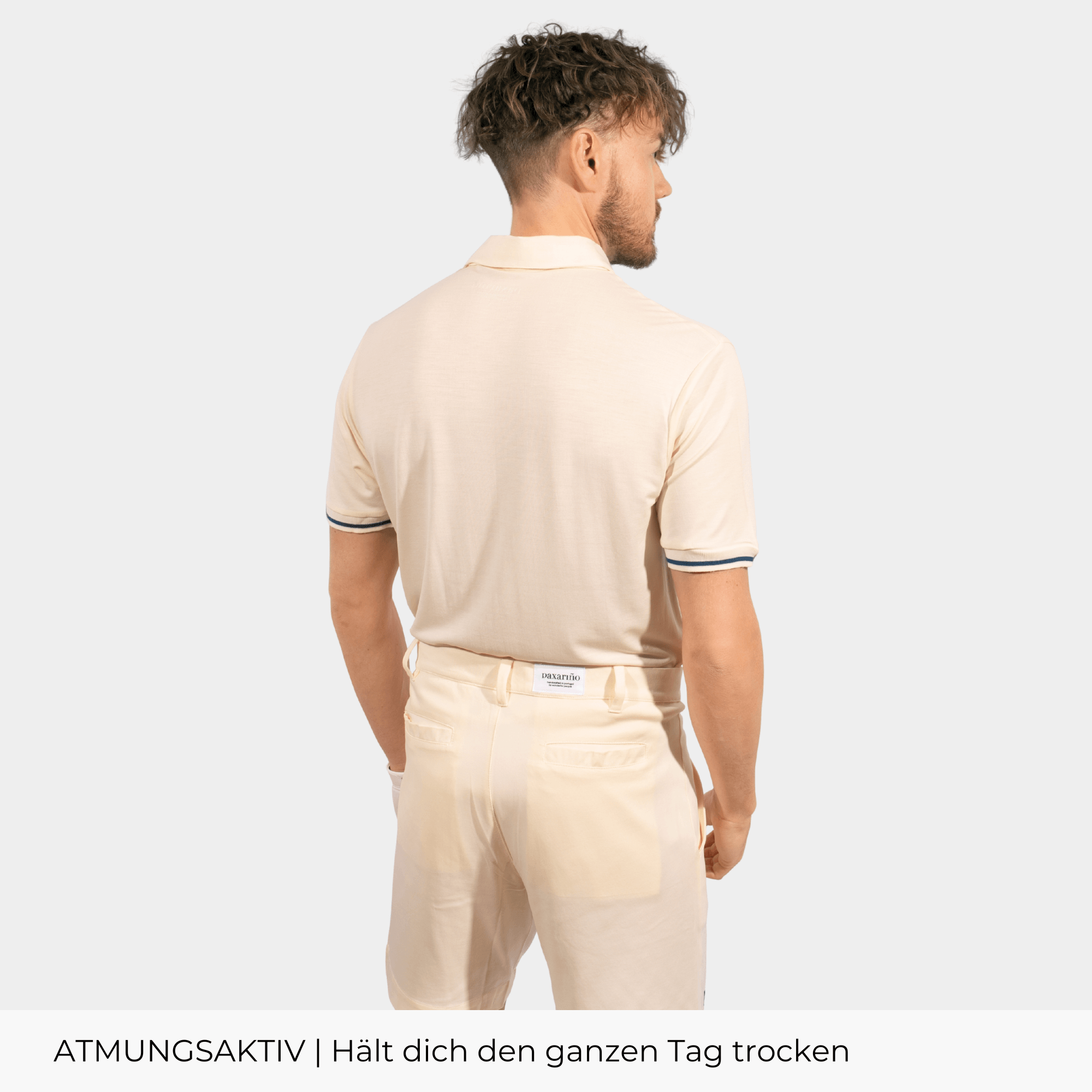 Beige TENCEL™ Polo