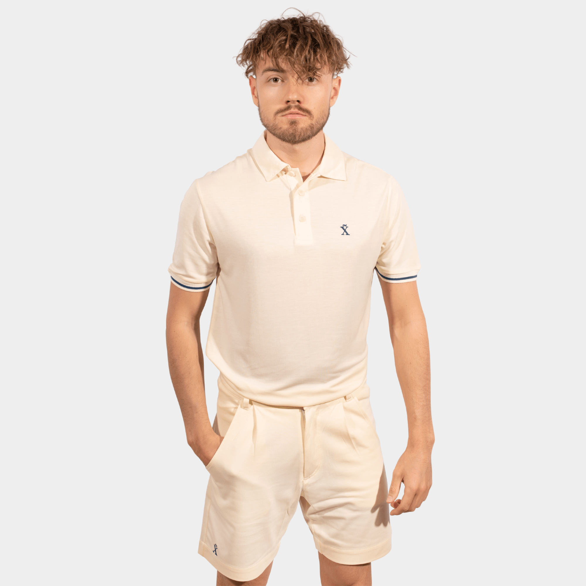 Beige TENCEL™ Polo