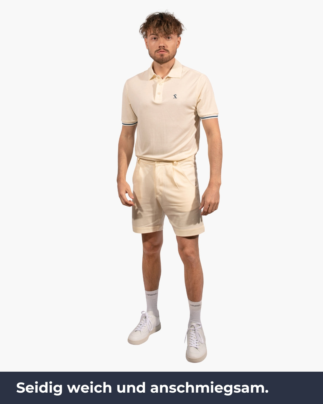 Beige TENCEL™ Polo