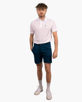 Bundle: White TENCEL™ Polo & Blue Nature Shorts