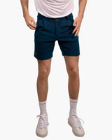 Bundle: White TENCEL™ Polo & Blue Nature Shorts