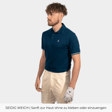 Blue TENCEL™ Polo - Herren