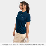 Blue TENCEL™ Polo - Damen