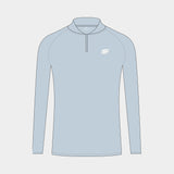 Natural Performance Light 1/4 Zip - Light Blue