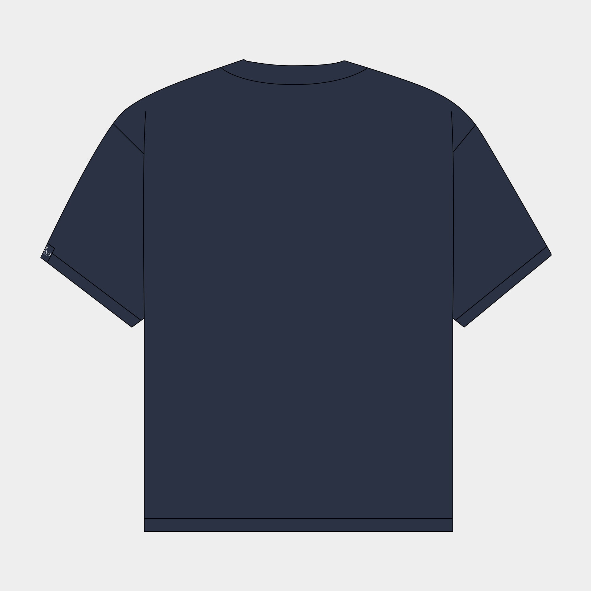 Natural Performance Tee - Navy