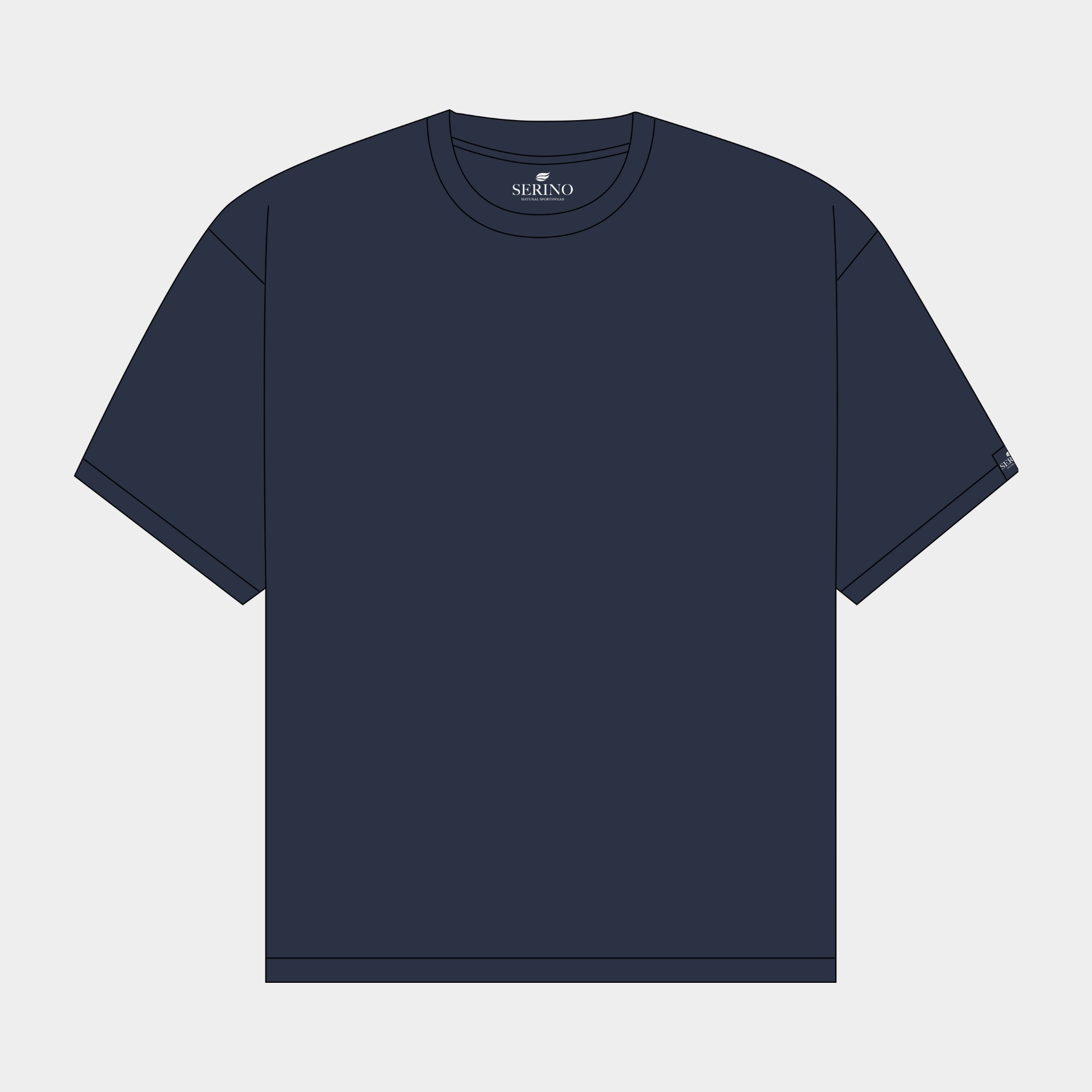 Natural Performance Tee - Navy