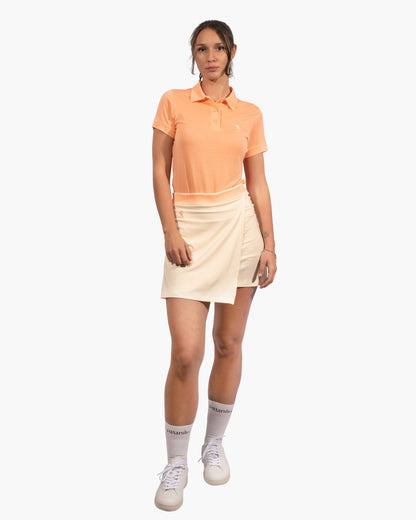 Peach Nature Polo | Women's golf polo shirt made from TENCEL™