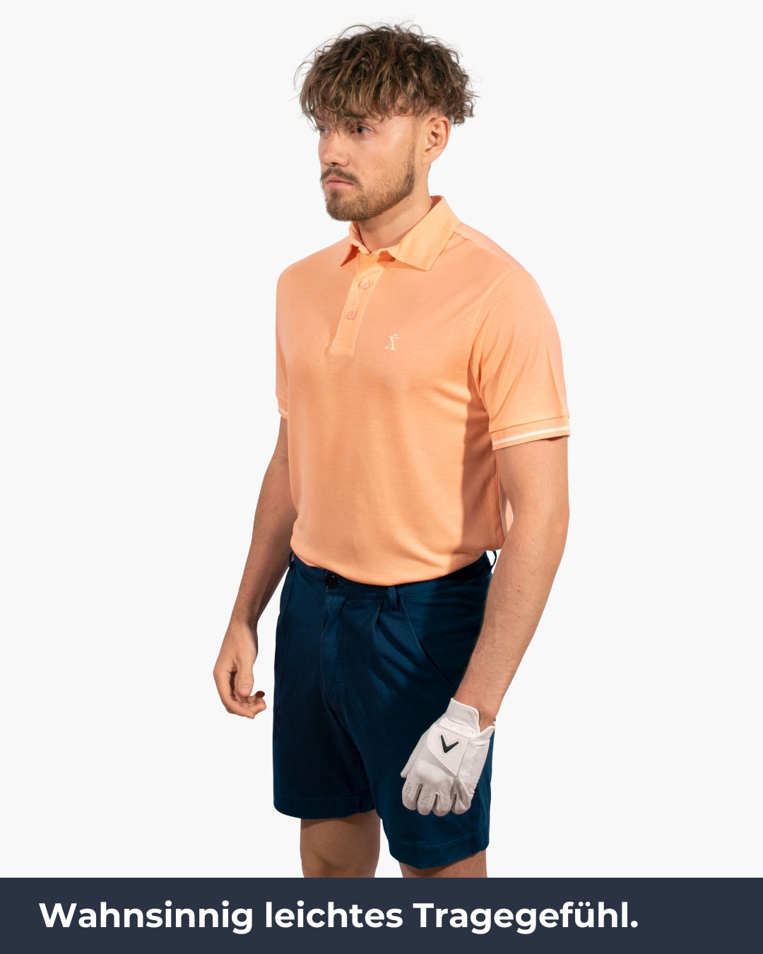 Peach TENCEL™ Polo