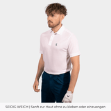 White TENCEL™ Polo - Herren